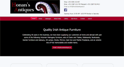 Desktop Screenshot of honansantiques.ie